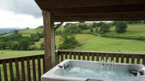 Wheat Cottage - 5* Cyfie Farm with private covered hot tub